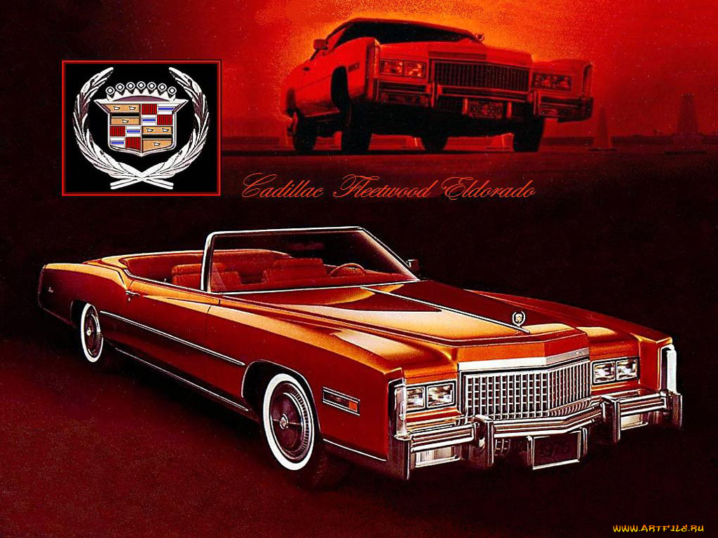 1975, cadillac, fleetwood, eldorado, convertible, 